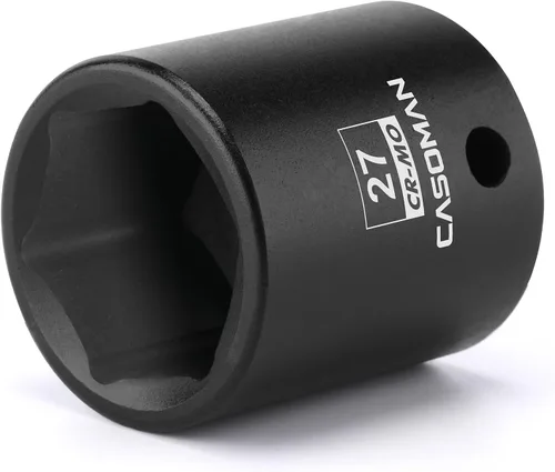 Vista 23 de CASOMAN Enchufe de impacto de 6 PT de 1/2 pulgada x 1.417 in de profundidad, CR-MO, 1/2 pulgada de transmisión de 6 puntos para una fácil extracción