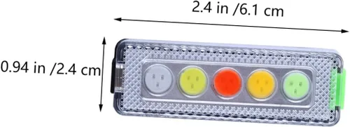 Vista 2 de USB Rechargeable Bike Warning Tail Light Set, Waterproof Cycling Rear Lamp for Mountain and Road Bikes, Outdoor Night Riding Safety Light for