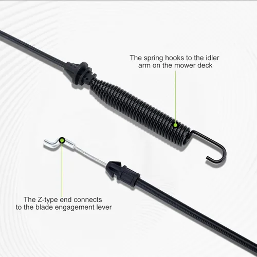 Vista 5 de 946-04173E - Cable de compromiso de cubierta que reemplaza a MTD Troy-Bilt 946-0417C 746-04173 746-04173B 946-04173B compatible con Troy-Bilt