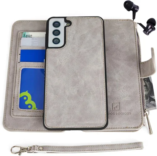 Vista 12 de MODOS LOGICOS Funda para Samsung Galaxy S20, [Cartera Desmontable] [2 en 1] [Almacenamiento de efectivo con cremallera]
