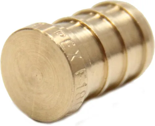 Vista 14 de EFIELD Pex Barb 1/2" Tapón de extremo de enchufe de tubo de engaste de latón ASTM F1807, (PEX1807092-5PCS)