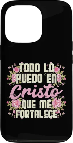 Vista 10 de Todo Lo Puedo En Cristo God Jesus - Funda de regalo cristiana para iPhone 17