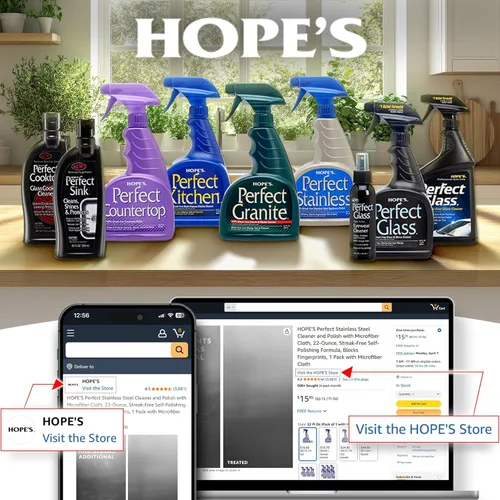 Vista 8 de HOPE'S Limpiador de cocina perfecto, 32 onzas, aerosol de limpieza de cocina multiusos, fórmula sin residuos, corta grasa, limpieza rápida, seguro