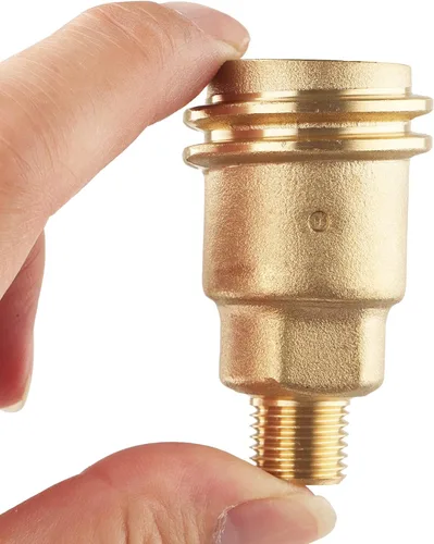 Vista 2 de Adaptador de manguera de montaje de gas propano con rosca de tubo de 1/4 pulgadas y conector QCC1 macho y hembra POL, cinta de rosca de tubería