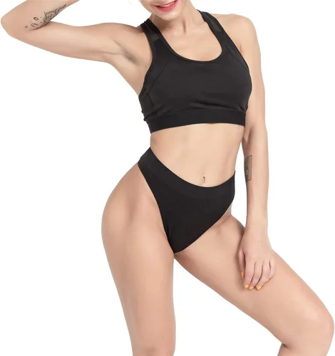 Vista 2 de GRANKEE Bragas sin costuras transpirables para mujer, no transparentes, 3-6