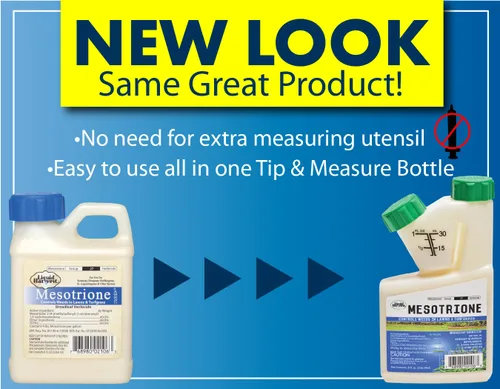 Vista 2 de Liquid Harvest Mesotrione - 8oz - Concentrado de mesotrione (comparado con Tenacity) - Mata malezas pre y post-emergente para césped y césped