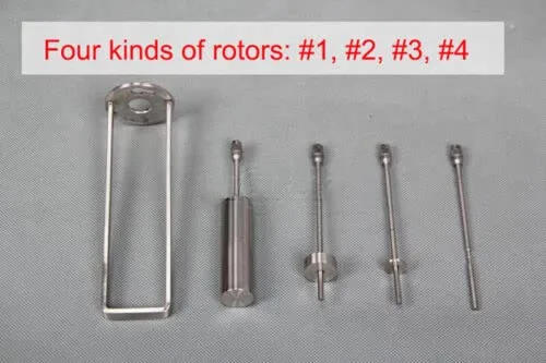 Vista 4 de Fluidímetro rotatorio NDJ-1 del metro del probador de viscosidad del viscosímetro rotatorio del laboratorio