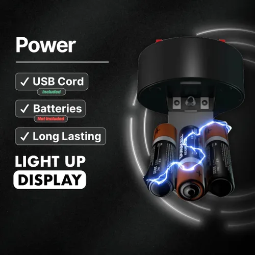 Vista 6 de Soporte de exhibición de tarjetas deportivas con base LED para losas graduadas, One-Touches, cargadores superiores - PSA, BGS, SGC, TCG - Control