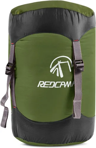 REDCAMP - Saco de compresión de nailon, 10L/17L/27L/40L, bolsa de dormir ligera, ideal para mochileros, senderismo y campamento, azul/amarillo/verde