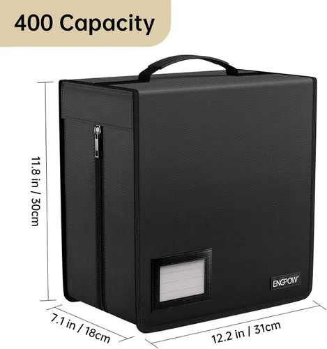 Vista 5 de ENGPOW Caja de almacenamiento de fotos ignífuga+estuche de CD ignífugo