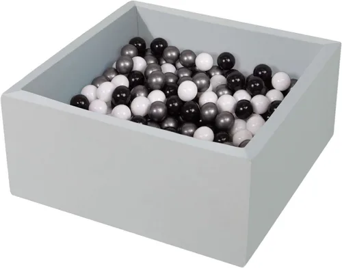 Vista 11 de TRENDBOX Pozo de bolas extra grande de 47.2 x 47.2 x 13.8 pulgadas, equipo suave de espuma viscoelástica para niños pequeños, gris oscuro