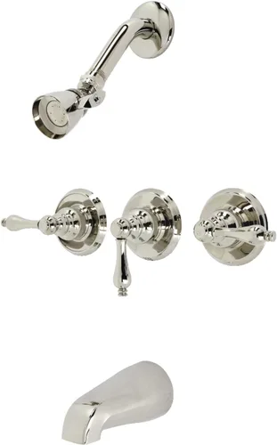 Vista 11 de Kingston Brass KB233ALAB Magellan - Grifo para bañera y ducha, latón antiguo, 72 x 8 x 7.38 pulgadas