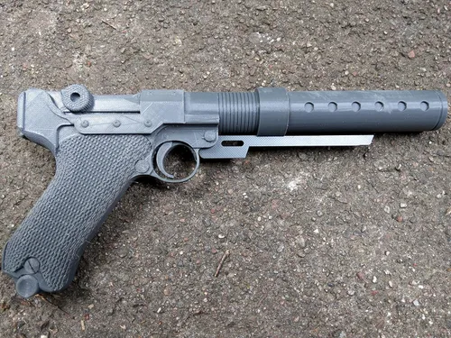 Vista 2 de Arma de pistola hecha a mano Jyn Erso A180 Blaster Prop Gun