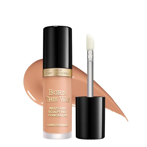 Vista 36 de Too Faced Born This Way Super Coverage Multi-Use Concealer Full Coverage, Non-Comedogenic, Oil Free + Long Lasting Concealer Hyaluronic Acid