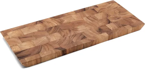 Ironwood Bowery - Tabla de queso y embutidos de grano final, tamaño único, madera de acacia Madera clara