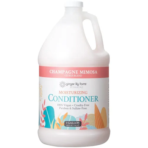 Vista 18 de Ginger Lily Farms Botanicals Acondicionador Hidratante para Cabello Seco, Coco Mango, 100% Vegano y Libre de Crueldad, Aroma de Coco y Mango, 12 Fl