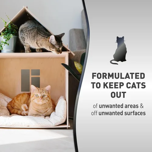 Vista 7 de Nature's Miracle Advanced Platinum - Aerosol repelente de bloques de mascotas para gatos, 8 onzas, ayuda de entrenamiento en interiores para gatos