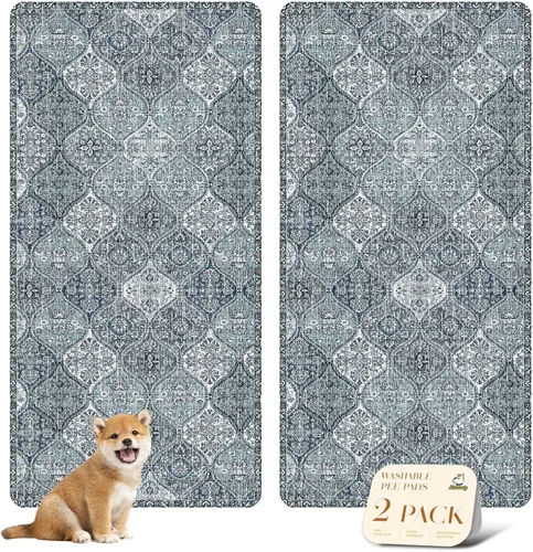 Vista 95 de nunubaby Almohadillas reutilizables para orina de perros, para jaulas y pisos, Almohadillas lavables para orina de perros, elegantes, Beige