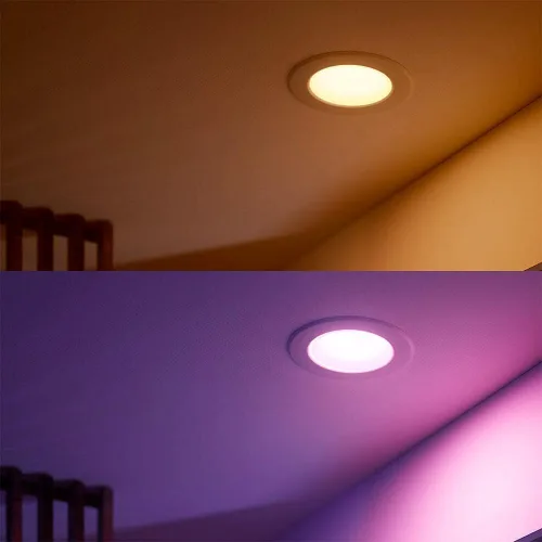 Vista 3 de Philips Hue Luz empotrable de 4 pulgadas, blanco y color, Paquete con 4