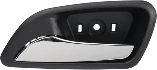 Vista 6 de TRQ Manija de puerta interior delantera izquierda cromada para el lado del conductor compatible con Chrysler 200 2011-2016