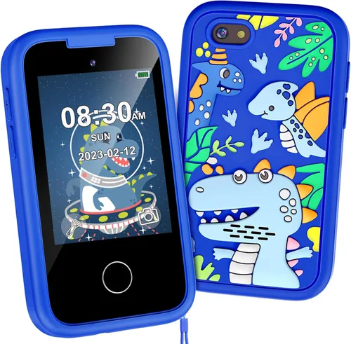 Vista 15 de Teléfono inteligente para niños para niñas, regalos de cumpleaños de Navidad para niñas de 3 a 10 años, teléfono celular, pantalla táctil de 2.8