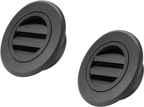 Vista 7 de Hon&Guan Soffit Vents - Ventilación de escape de aluminio Soffit de 4 pulgadas con malla de pantalla integrada para baño, cocina, dormitorio