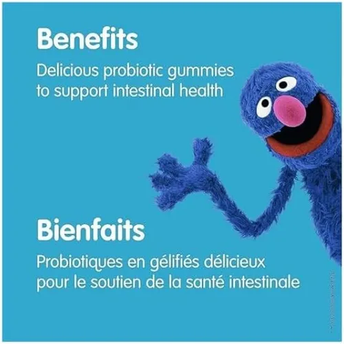 Vista 5 de Webber Naturals Gomitas probióticas para niños de Plaza Sésamo