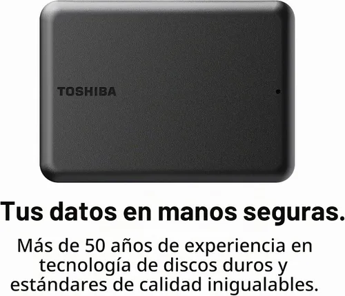 Vista 8 de Toshiba Canvio Partner - Disco duro externo portátil de 2.5 pulgadas, compatible con USB 3.2, Mac y Windows. Xbox, PS4, PS5