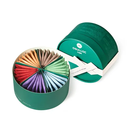 OSULLOC Caja de Té For:rest (36 unidades, 6 tipos x 6 cada uno) Idea de regalo exquisita y única para amantes del té, Caja de regalo de muestra