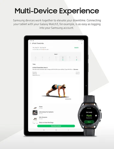 Vista 8 de SAMSUNG Galaxy Tab A7 10.4 Wi-Fi 32GB Oro (SM-T500NZDAXAR)