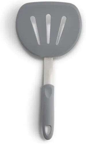 Vista 7 de HIC Kitchen Pequeña espátula flexible antiadherente, silicona con núcleo de acero inoxidable, 12 x 3 pulgadas