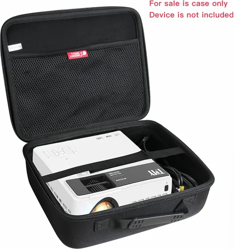Vista 2 de Hermitshell Estuche rígido de viaje para mini proyector portátil TMY 1080P Full HD (funda para proyector + trípode)