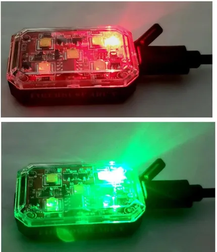 Vista 6 de Firehouse Technology ARC V Drone Strobe - Kit de 3 luces de navegación anticolisión, blanco/rojo/verde