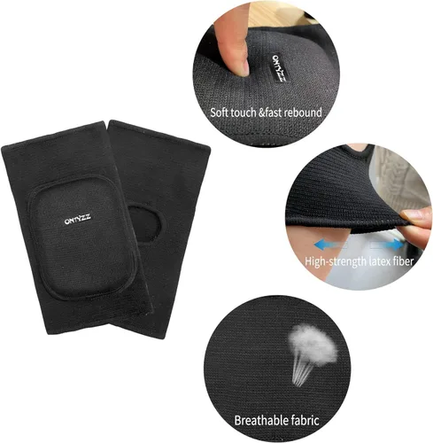 Vista 2 de ONTYZZ Rodilleras para Niños Elásticas de Algodón para Brazos Rodilleras Protectoras para Brazos para Esquí, Patinaje, Voleibol, Equipo de Seguridad