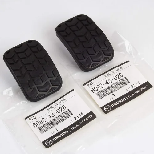 MAZDA MIATA 1990-2005 & MAZDA 323 1986-1989 NUEVO JUEGO DE ALMOHADILLAS DE PEDAL DE EMBRAGUE OEM