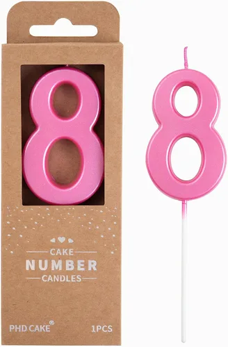 Vista 21 de PHD CAKE Velas de Cumpleaños de Oro Moderno Número 0 de 2.76 Pulgadas, Velas de Número Dorado, Velas de Número para Pastel, Celebración de Fiesta