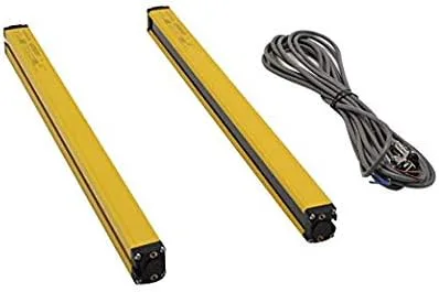 Vista 2 de CGOLDENWALL Cortinas de luz de seguridad Sensor de protección de seguridad Pantalla de luz y vigas: 10 & Altura de detección: 16.929 in con 2 pares
