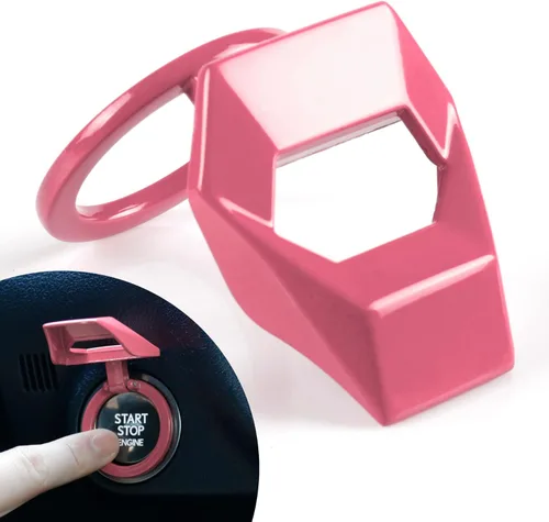 Vista 9 de SENGARO Control Universal del Motor, Arranque/Parada del Coche, Acabado de Aleación de Zinc, Cubierta de Un Botón (Azul)