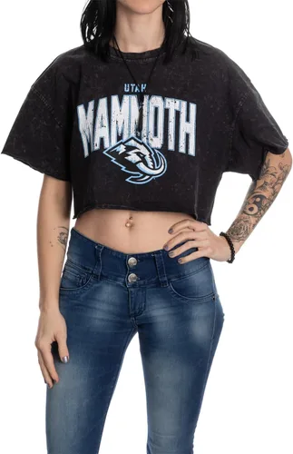Vista 19 de Calhoun NHL Surf & Skate Camiseta de mujer de corte amplio con hombros caídos y lavado ácido