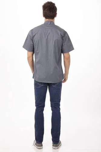 Vista 2 de Chef Works Springfield - Abrigo de chef para hombre
