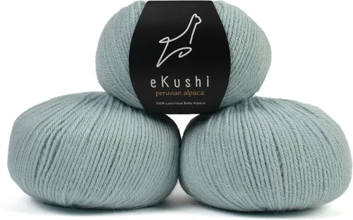 Vista 58 de 100% Hilo de Alpaca Baby para Tejer y Ganchillo - 1 Cono de Hilo Premium DK - Ligero, Hipoalergénico y Térmico Hecho en Perú - Ideal para Proyectos