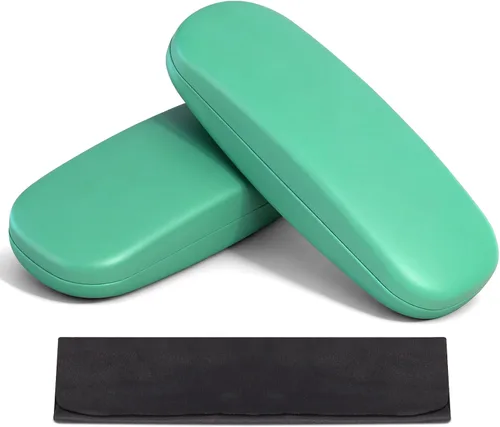 Vista 25 de RayLove Fundas rígidas unisex para gafas, estuche protector para gafas