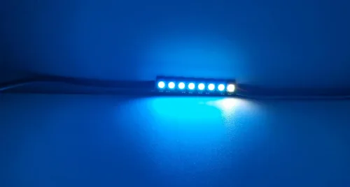 Vista 5 de 10PCS 8 RGB LED Stick 8 X WS2812B 5050 RGB LED con controladores integrados para Arduino Raspberry Pi DC4-7V