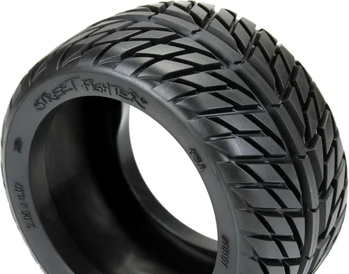 Vista 3 de Pro-line Racing Street Fighter LP 2.8 MTD Raid Negro 6x30 F/R PRO1016110 RC Neumático