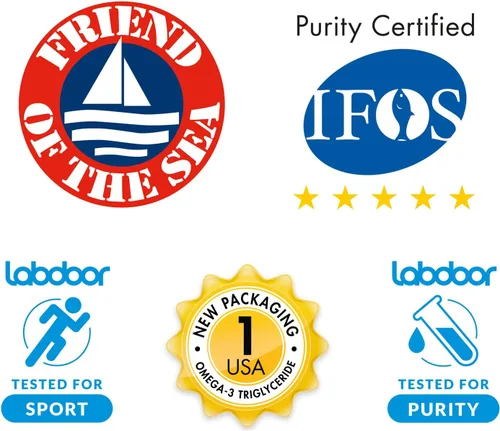 Vista 9 de UnoCardio 1000 WHC (60 cápsulas). 0,04 oz de aceite de pescado puro de triglicéridos con alta concentración de omega-3 (0,04 oz), 0,02 oz de EPA