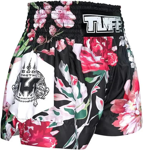 Vista 4 de Tuff Sport Pantalones cortos de boxeo Muay Thai Estilos Tradicionales MMA Entrenamiento Kickboxing