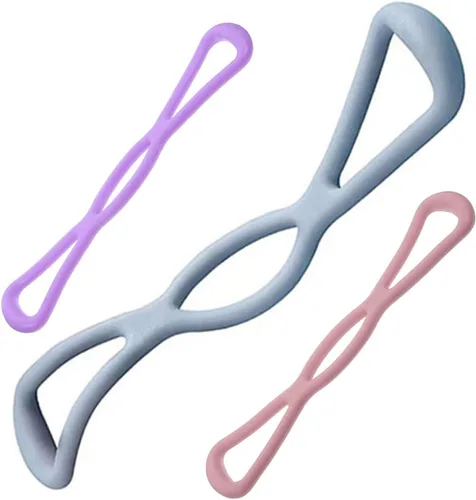 3pcs Resistance Bands Set Elastic Fitness Workout Bands for Yoga Stretching Strength Training, High Elasticity Pull Strap for Back, Shoulder, Chest