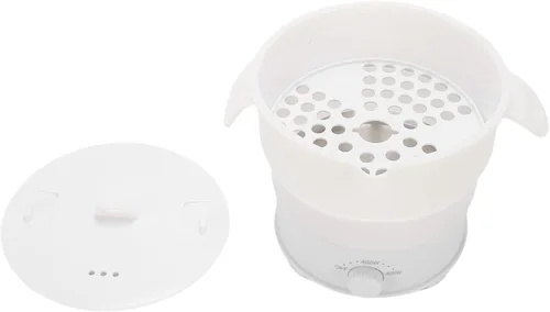 Vista 4 de Pssopp Cocina eléctrica plegable de ramen multifunción, fácil de plegar, ahorro de espacio, material de silicona, olla caliente de viaje