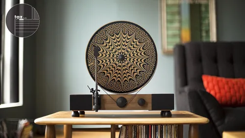 Vista 8 de Alfombrilla de corcho prémium para tocadiscos de corcho [0.157 in de grosor] para un mejor soporte de sonido en el tocadiscos de vinilo LP - Tapete
