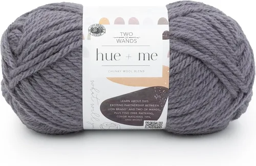 Vista 39 de Lion Brand Yarn, Hue + Me - Hilo grueso para tejer a ganchillo, tejer y manualidades, agave, 1 paquete